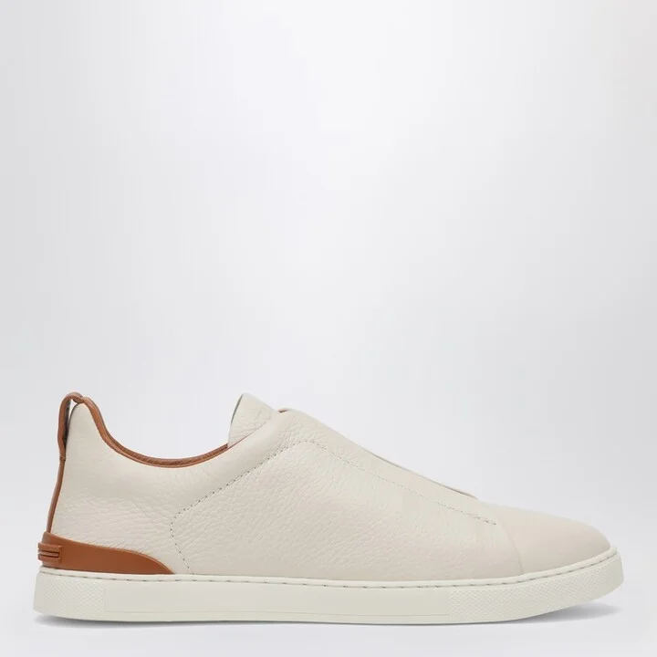 White leather Triple Stitch sneakers