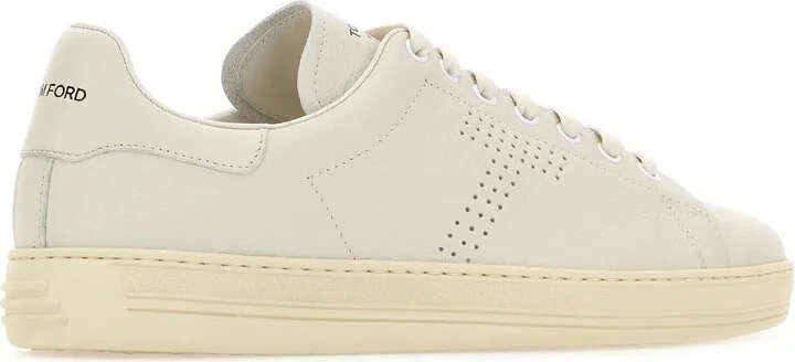 White Leather Warwick Sneakers - Image 3