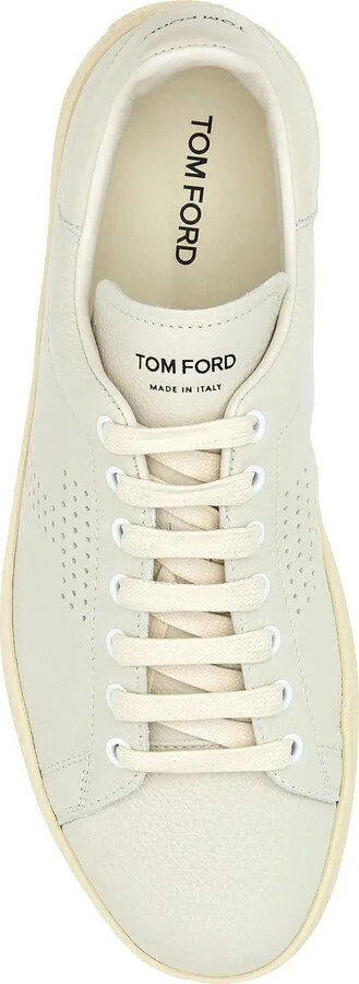 White Leather Warwick Sneakers - Image 4