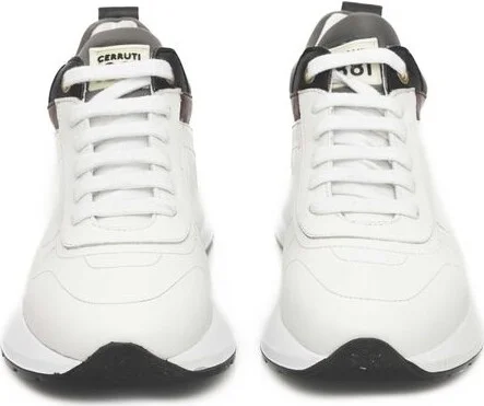 White Leather Women Women's Sneaker - Image 2