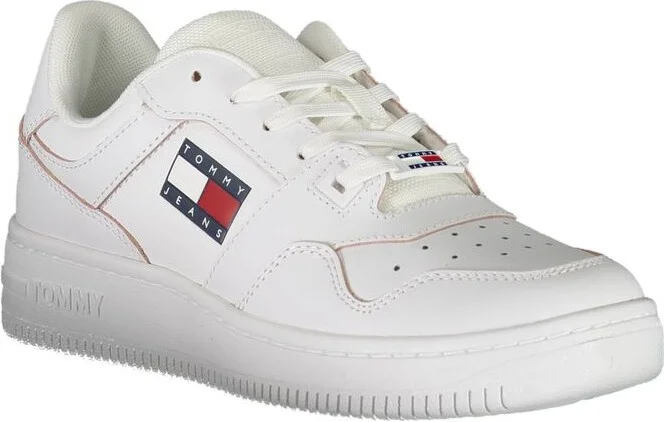 White Leather Women Women's Sneaker - Image 2
