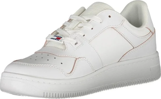 White Leather Women Women's Sneaker - Image 3