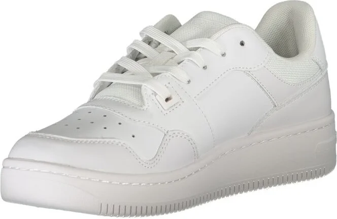 White Leather Women Women's Sneaker - Image 3