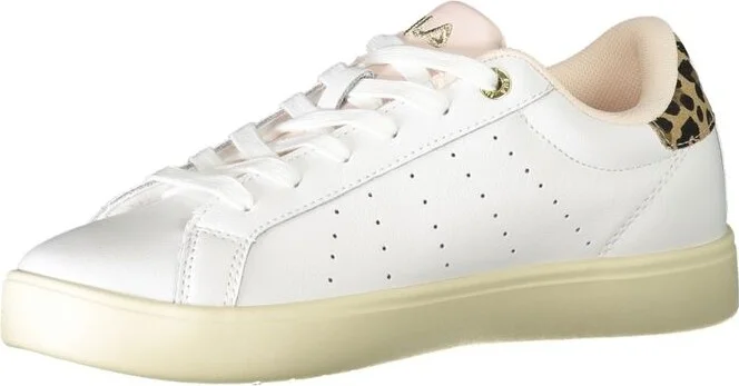 White Leather Women Women's Sneaker - Image 3