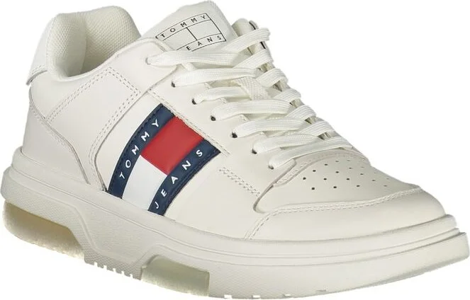 White Leather Women Women's Sneaker - Image 2