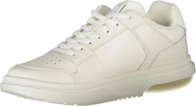 White Leather Women Women's Sneaker - Image 3