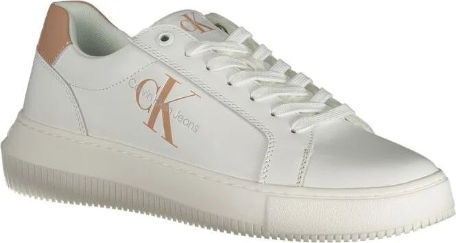 White Leather Women Women's Sneaker - Image 2
