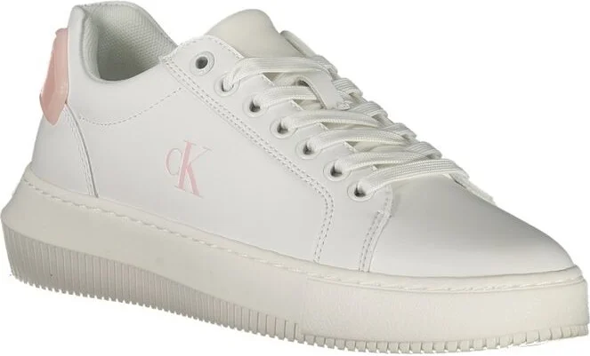 White Leather Women Women's Sneaker - Image 2