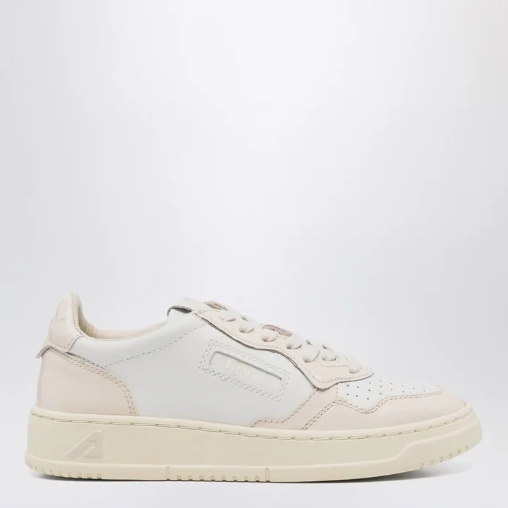 White/light pink Medalist sneakers