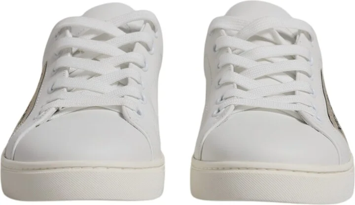 White London Calf Leather Sneakers Women's Shoes - Image 2