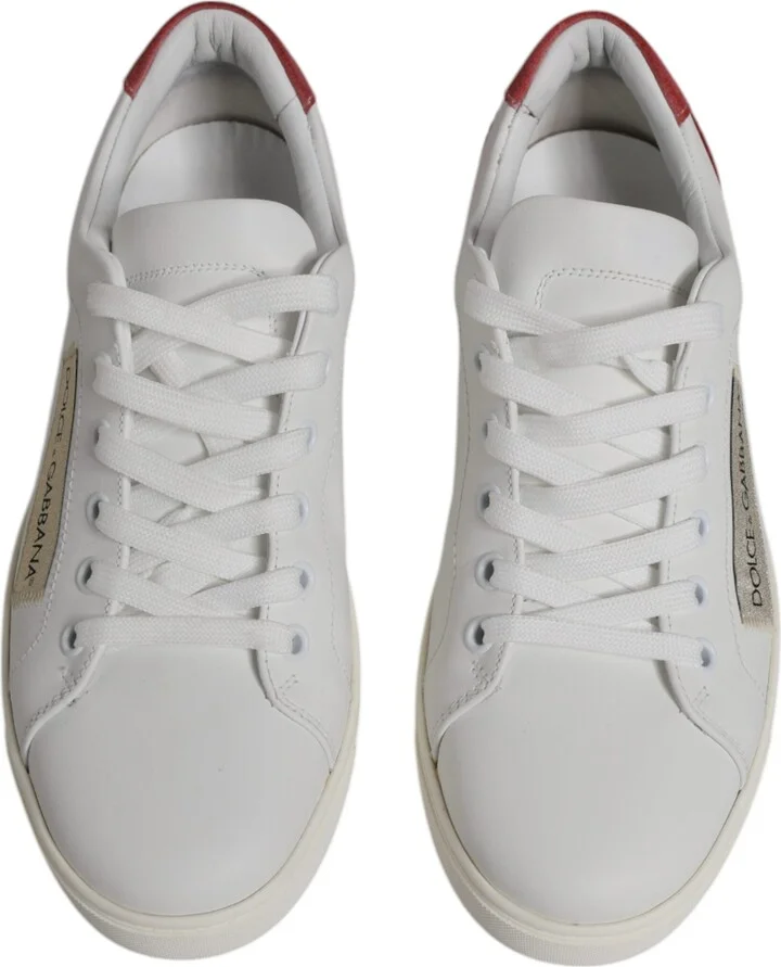 White London Calf Leather Sneakers Women's Shoes - Image 3