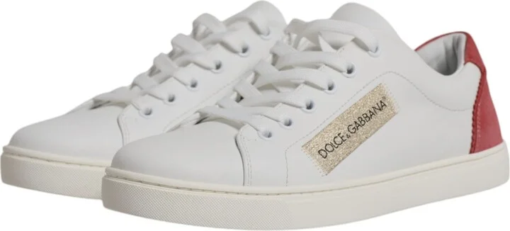 White London Calf Leather Sneakers Women's Shoes - Image 4
