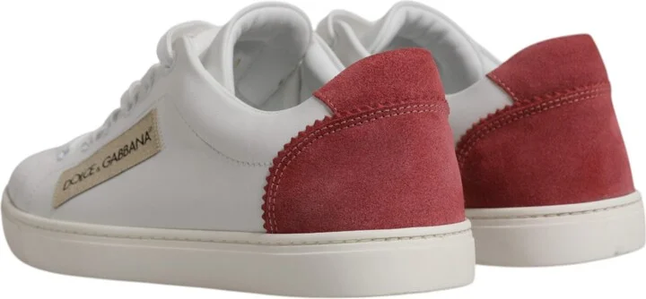 White London Calf Leather Sneakers Women's Shoes - Image 5
