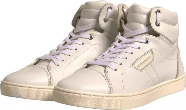 White London Logo High Top Sneakers Men's Shoes (Pre-Owned) - Image 4