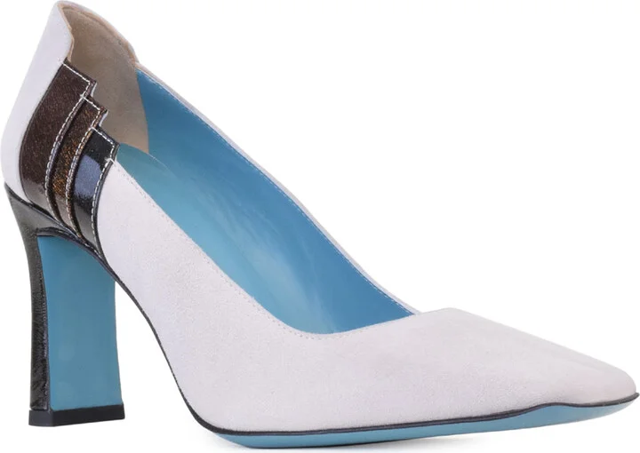 White Lorenzo Pump Ice Cashmere - Image 2