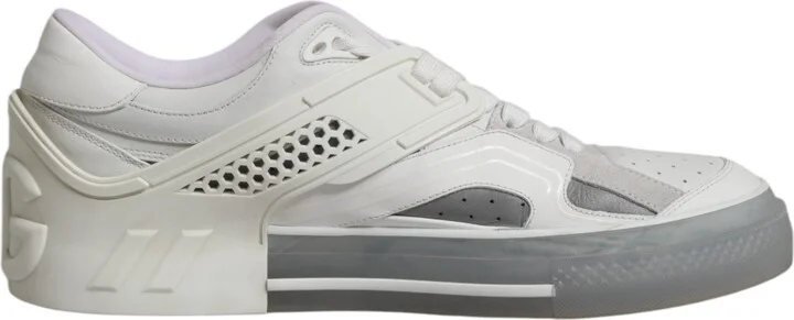 White Low Top DG Embossed Men Sneakers Men's Shoes (Pre-Owned)