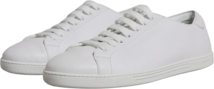 White Low Top Men Saint Tropez Sneakers Men's Shoes (Pre-Owned) - Image 3