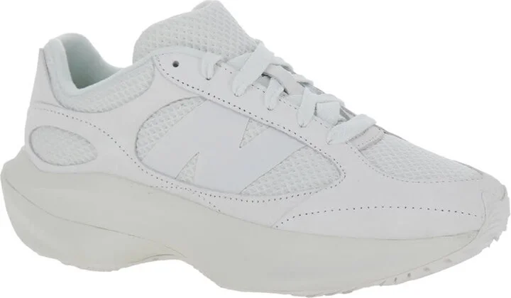 White Low Top Sneakers With Logo Detail In Suede And Tech Fabric Man - Image 2