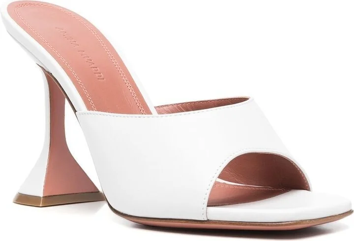 White Lupita 95 Mules - Image 2