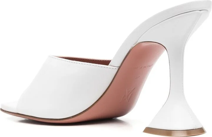 White Lupita 95 Mules - Image 3