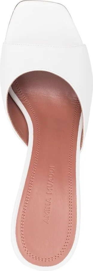 White Lupita 95 Mules - Image 4