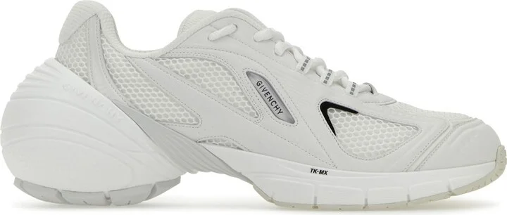 White mesh and synthetic leather TK-MX sneakers