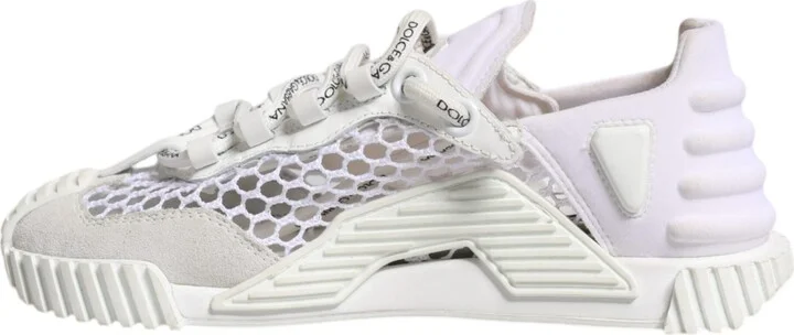 White Mesh NS1 Low Top Sports Sneaker Women's Shoes (Pre-Owned) - Image 6