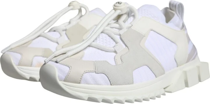 White Mesh Sorrento Trekking Sneakers Men's Shoes (Pre-Owned) - Image 3