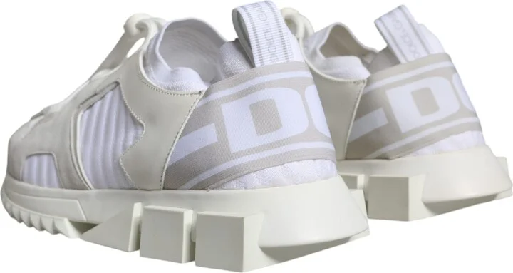 White Mesh Sorrento Trekking Sneakers Men's Shoes (Pre-Owned) - Image 4