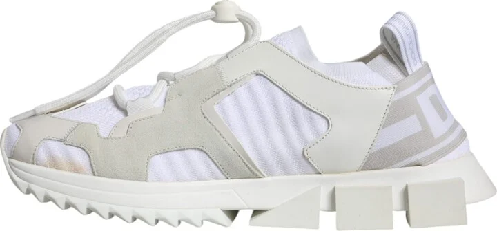 White Mesh Sorrento Trekking Sneakers Men's Shoes (Pre-Owned) - Image 5