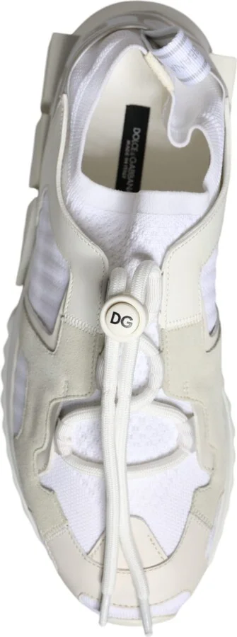 White Mesh Sorrento Trekking Sneakers Men's Shoes (Pre-Owned) - Image 6
