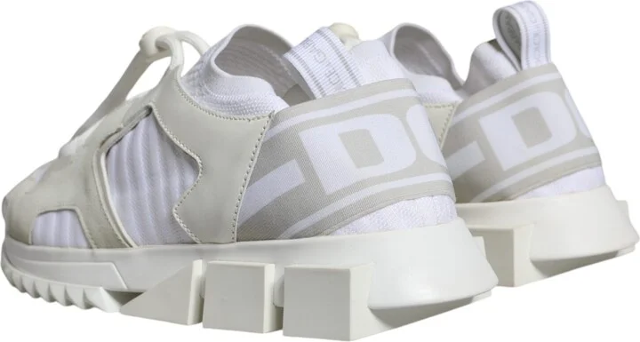 White Mesh Sorrento Trekking Sneakers Men's Shoes (Pre-Owned) - Image 4