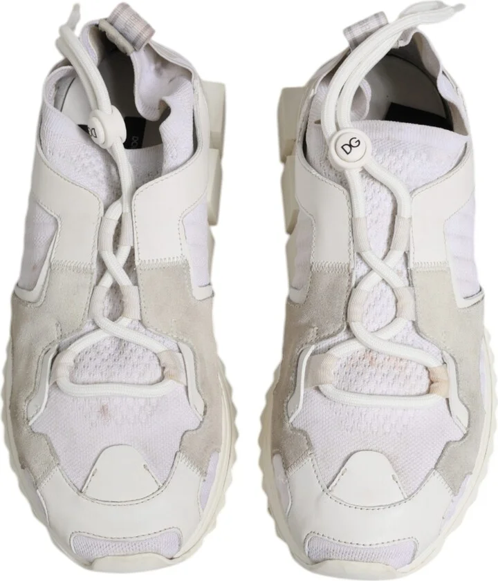White Mesh Sorrento Trekking Sneakers Men's Shoes (Pre-Owned) - Image 3