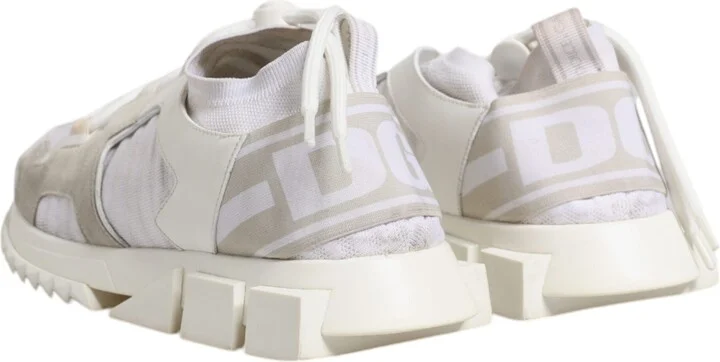 White Mesh Sorrento Trekking Sneakers Men's Shoes (Pre-Owned) - Image 5