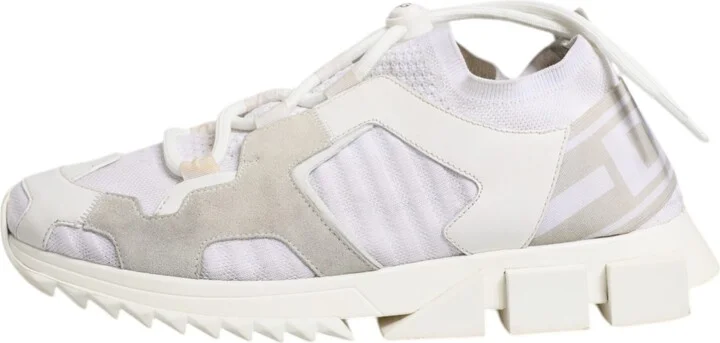 White Mesh Sorrento Trekking Sneakers Men's Shoes (Pre-Owned) - Image 6