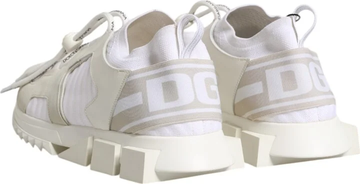 White Mesh Sorrento Trekking Sneakers Men's Shoes (Pre-Owned) - Image 5