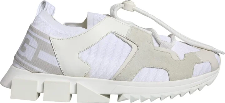 White Mesh Sorrento Trekking Sneakers Men's Shoes (Pre-Owned)