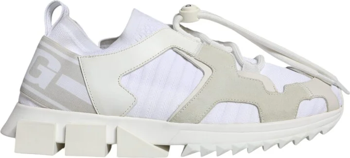 White Mesh Sorrento Trekking Sneakers Men's Shoes (Pre-Owned)