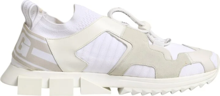 White Mesh Sorrento Trekking Sneakers Men's Shoes (Pre-Owned)