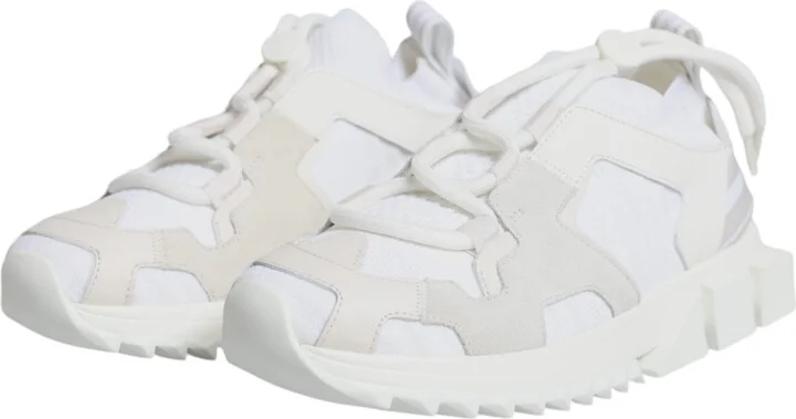 White Mesh Sorrento Trekking Sneakers Women's Shoes (Pre-Owned) - Image 4