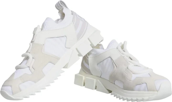 White Mesh Sorrento Trekking Sneakers Women's Shoes (Pre-Owned) - Image 6