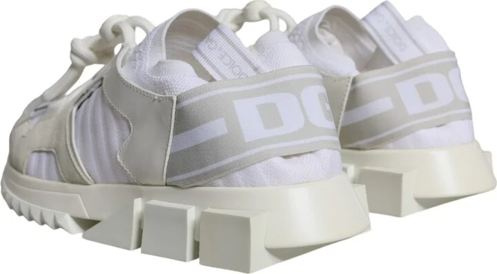 White Mesh Sorrento Trekking Sneakers Women's Shoes (Pre-Owned) - Image 4
