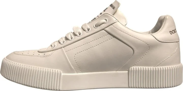 White Miami Leather Low Top Sneakers Men's Shoes (Pre-Owned) - Image 5