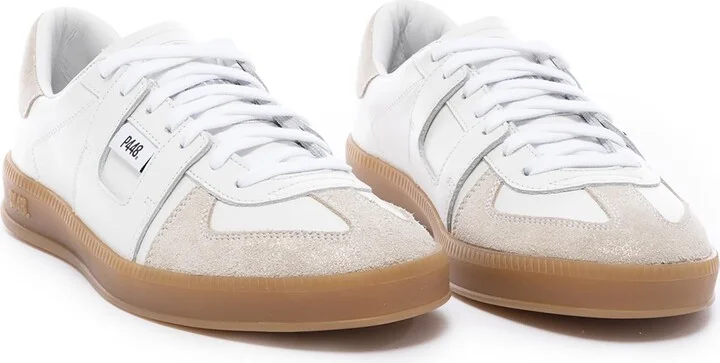 White Monza Cream Glitter Sneaker - Image 2