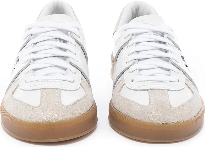 White Monza Cream Glitter Sneaker - Image 6