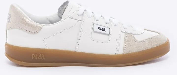 White Monza Cream Glitter Sneaker