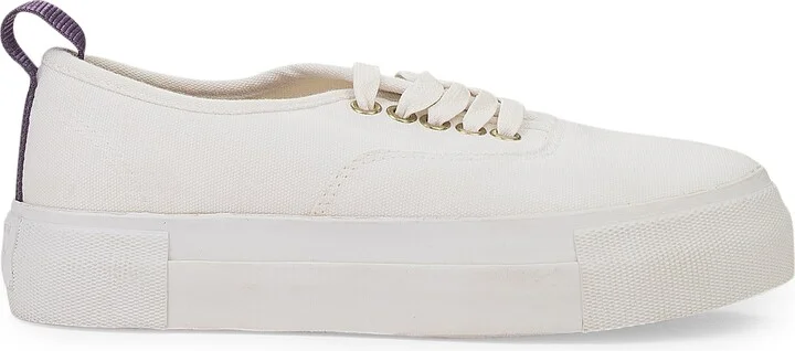 White Mother Canvas Sneakers