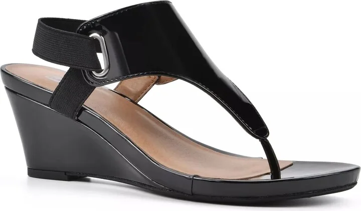 White Mountain All Dres Wedge Sandal