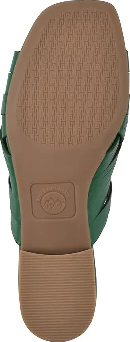 White Mountain Alluvia Women's Sandals Classic Green/Smooth : 7 M, Synthetic - Image 3