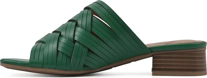 White Mountain Alluvia Women's Sandals Classic Green/Smooth : 7 M, Synthetic - Image 5